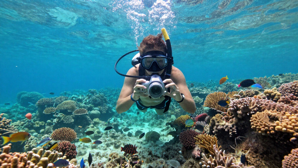 underwater camera for snorkeling travel