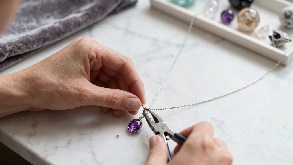 crystal healing jewelry