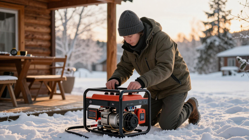 dual fuel inverter generator winter use