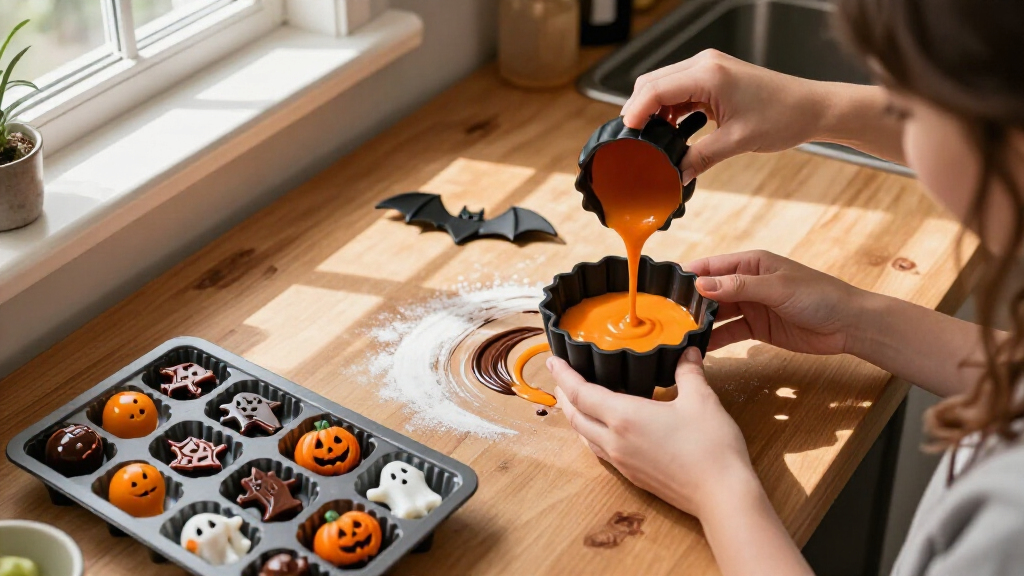 Halloween candy making molds