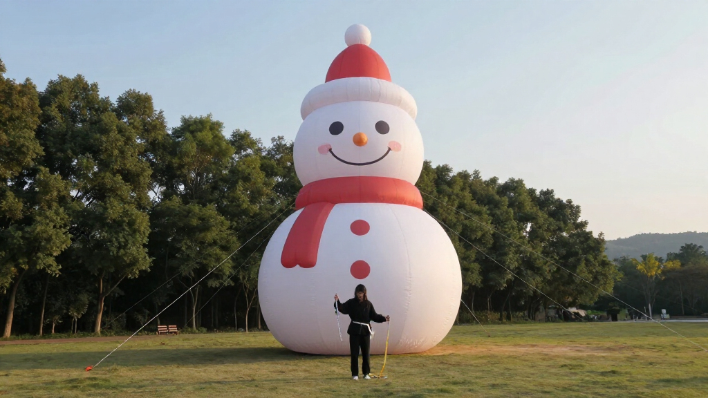 giant holiday inflatables 1220 ft