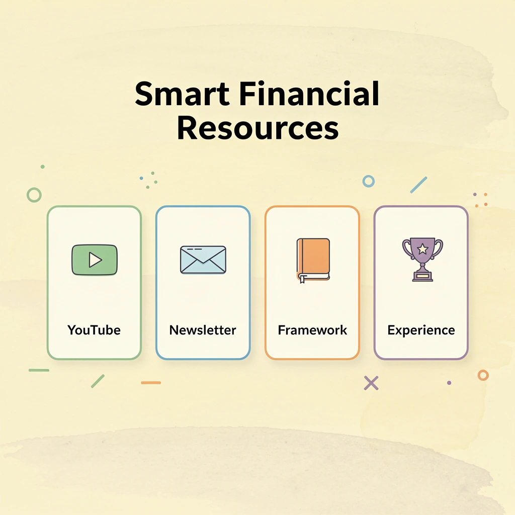 Infographic showing Smart Financial Lifestyle resources