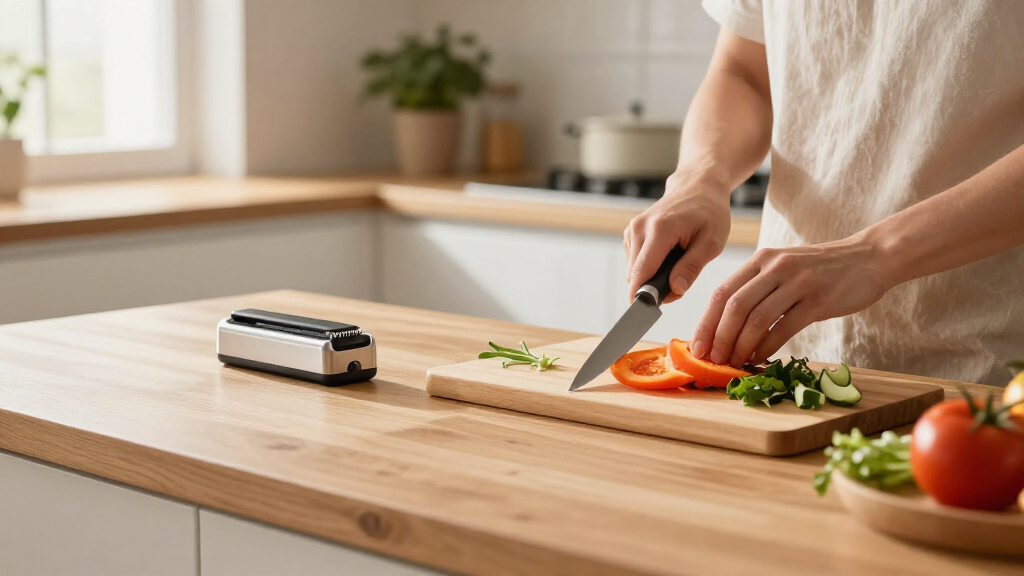 knife sets with sharpener