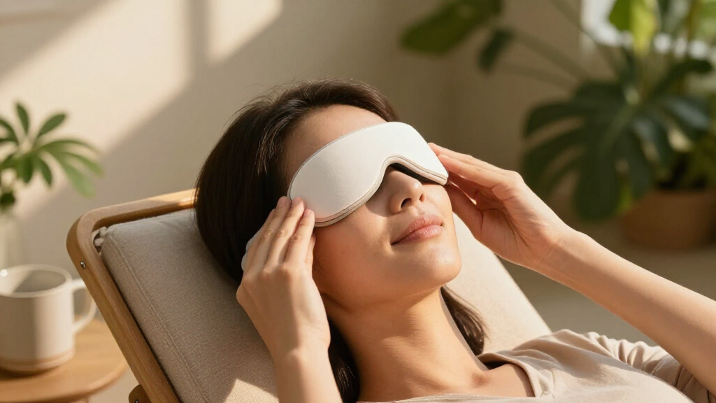 eye massager with heat