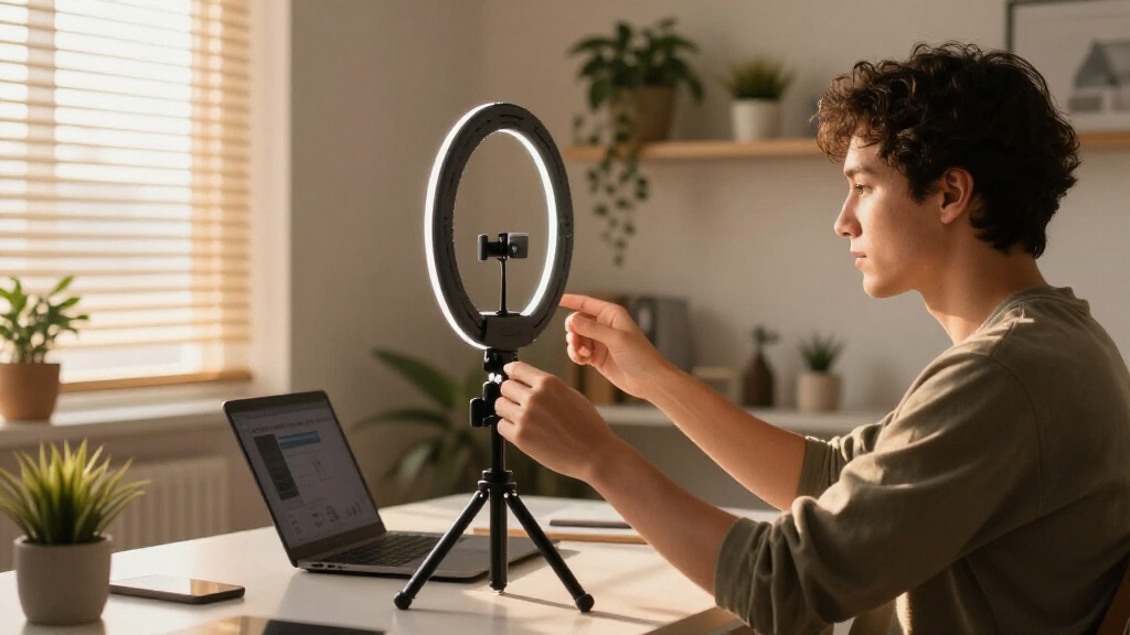 ring light for video presentations