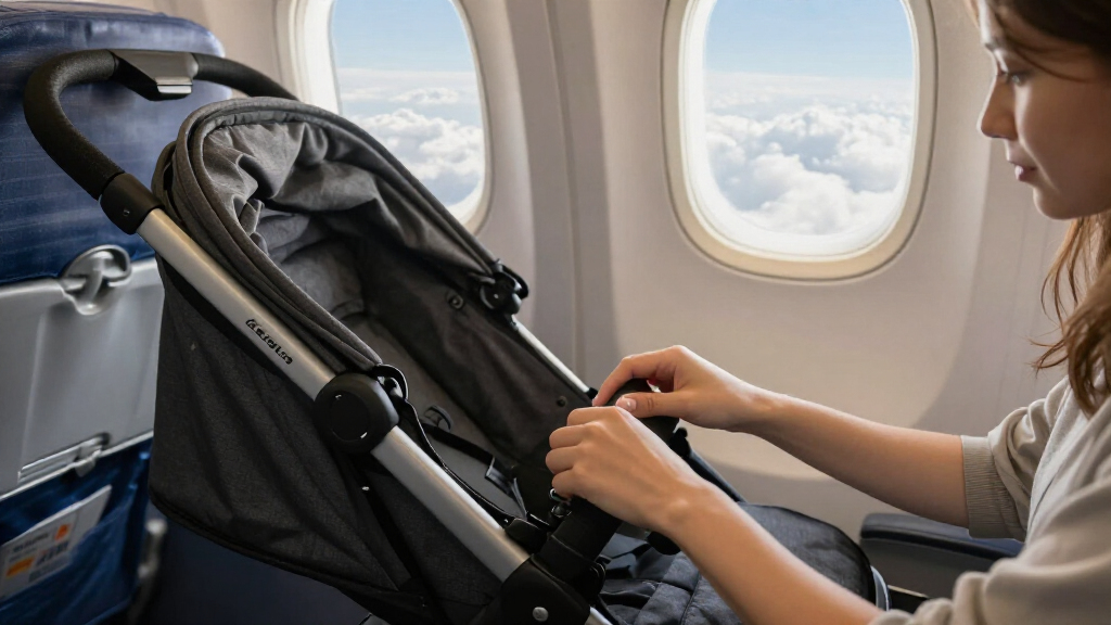 compact stroller for airplane travel