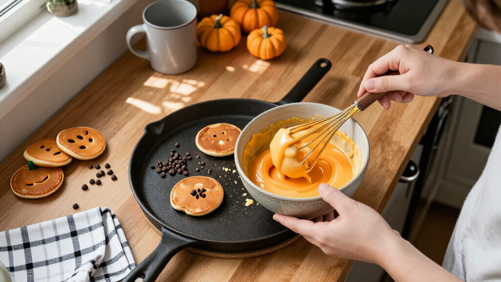 Halloween pancake mix