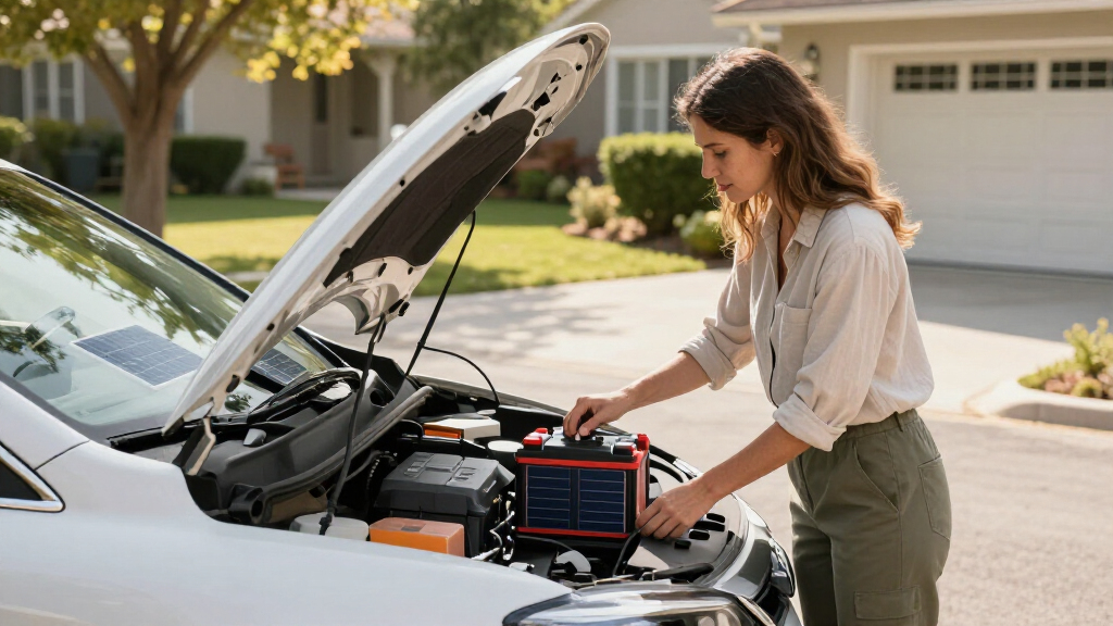 solar panel car battery maintainers