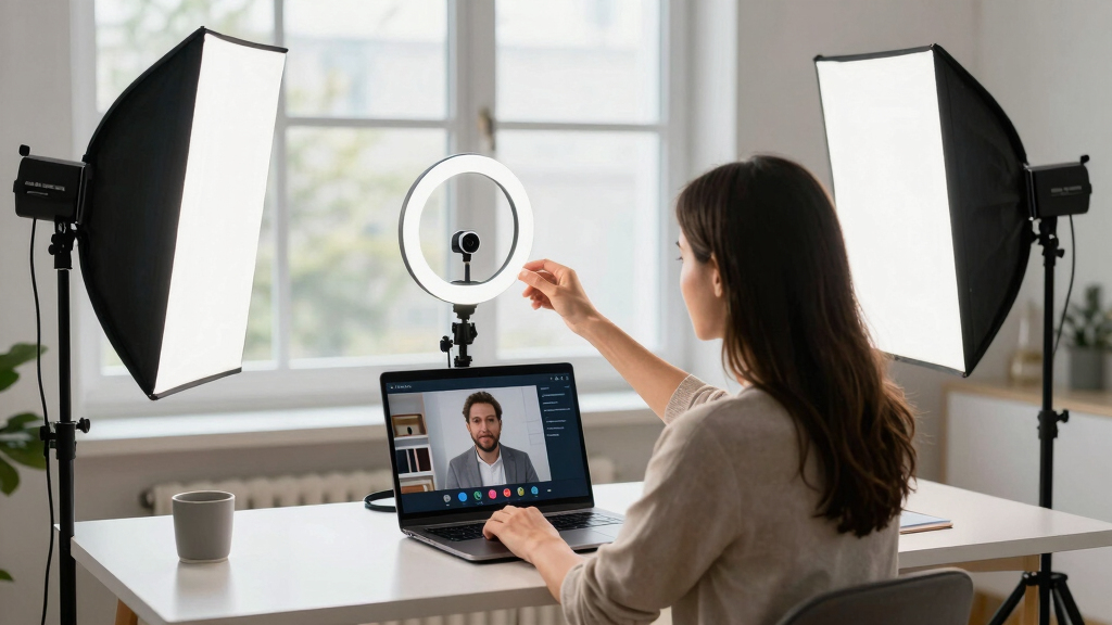 professional office webcam lighting bundle