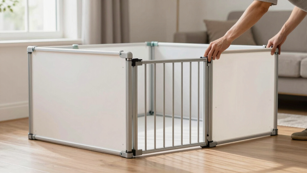 best modular indoor dog pen with gate