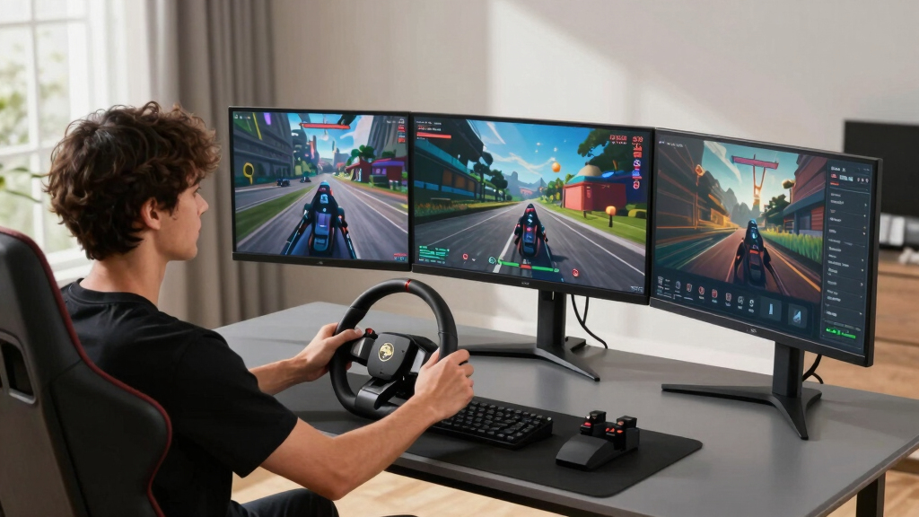 best triple monitor stand for sim racing
