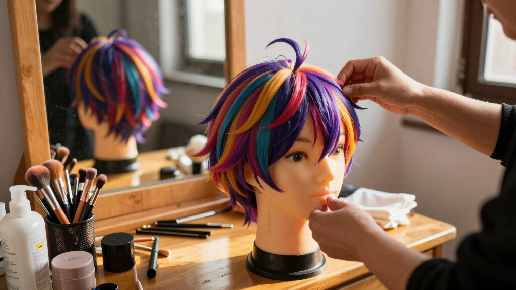 best cosplay wig styling head set