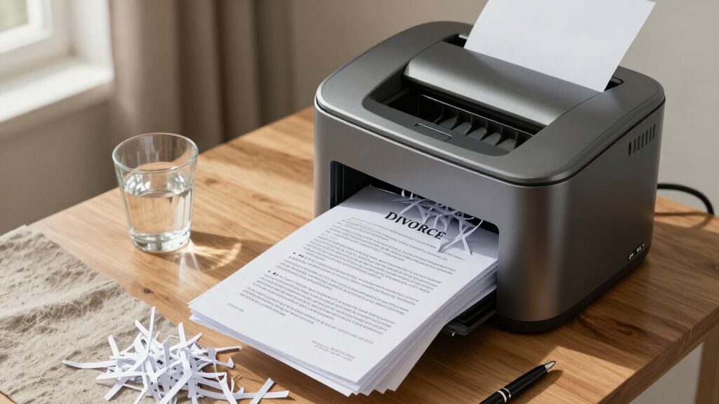 best shredder for divorce paperwork at home