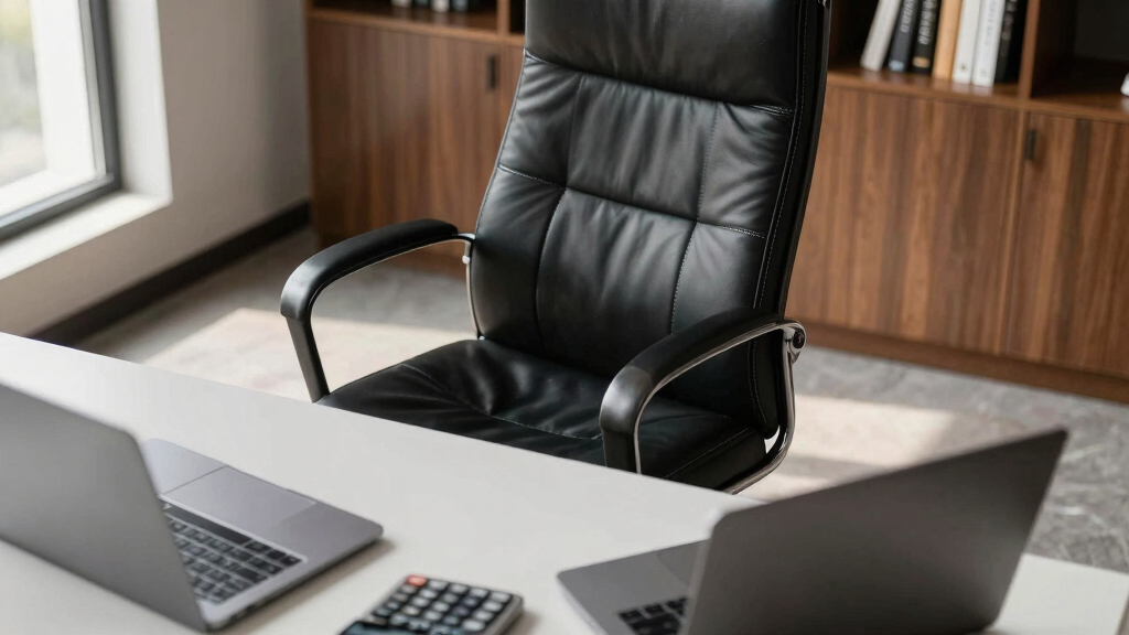 best leather office chair for tax office