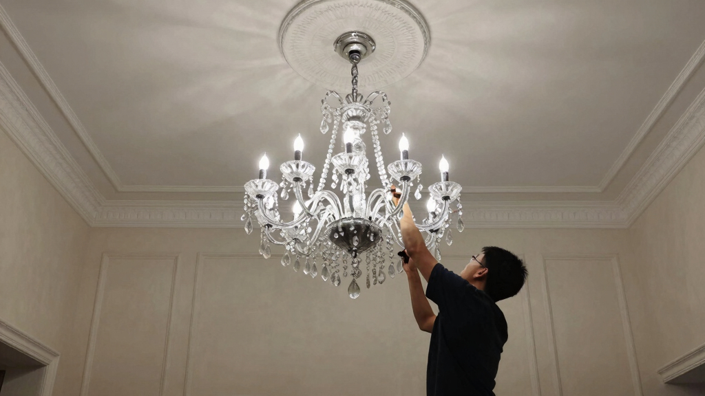 best chandelier for high ceiling foyer