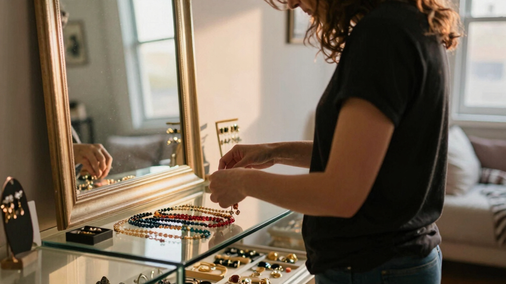 best jewelry organizer cabinet mirror