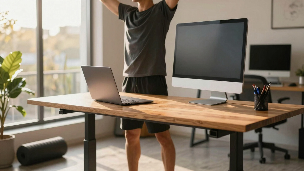 best standing desk for remote workers with recovery setup