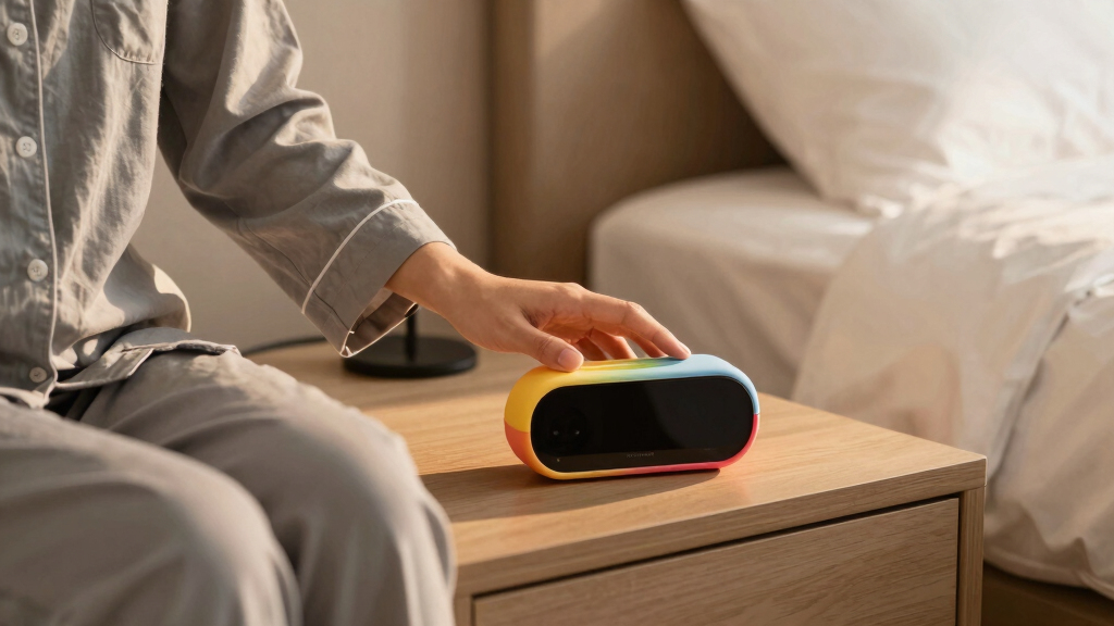 best portable vibrating alarm clocks for travel