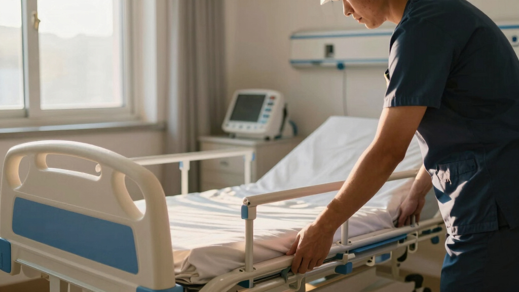 best hospital bed packages with mattress and rails