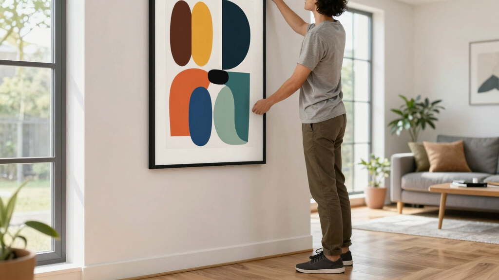 best oversized framed wall art