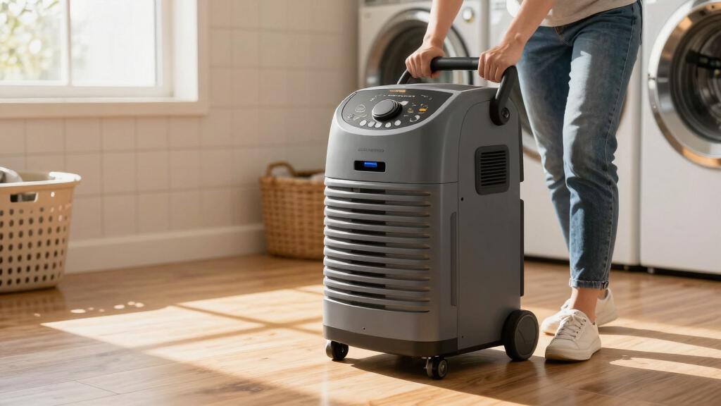best portable commercial dehumidifier with wheels