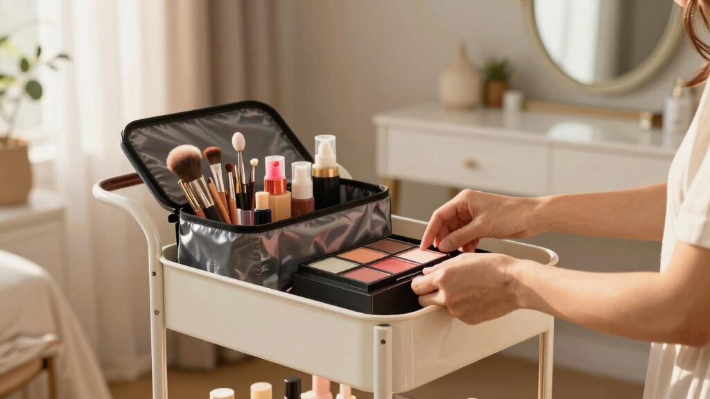 best rolling makeup organizers for small spaces