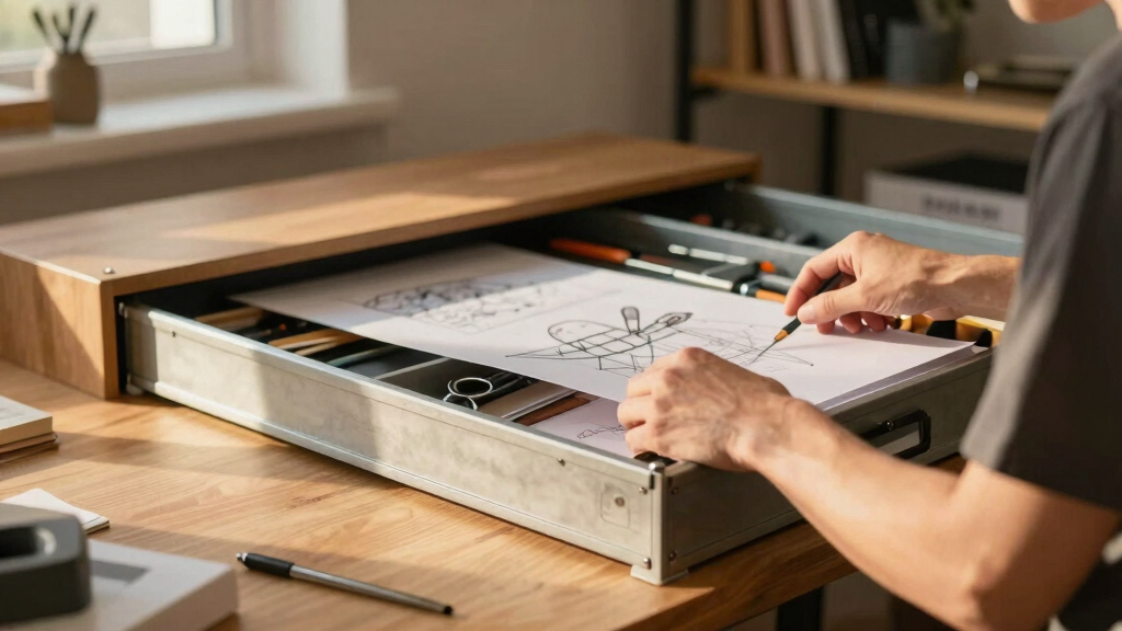 best drafting table with storage