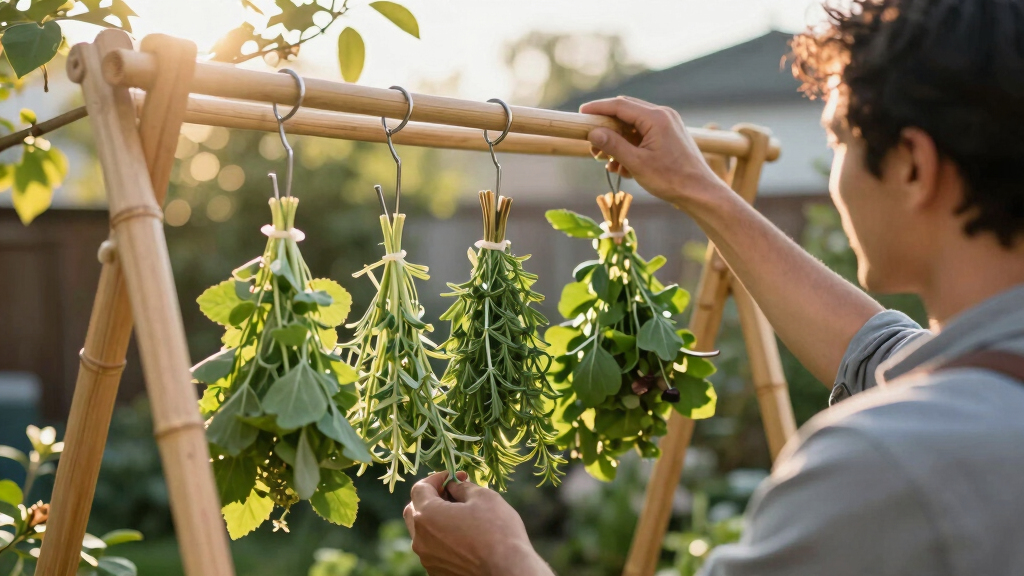 best herb drying rack for gardeners