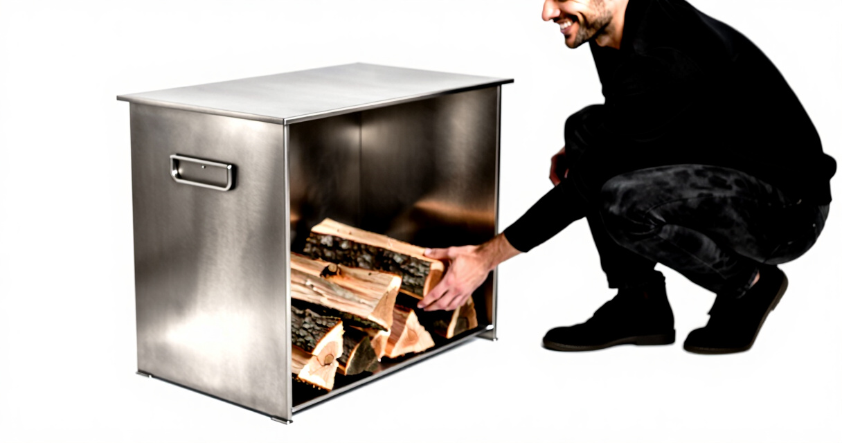 best metal firewood storage shed