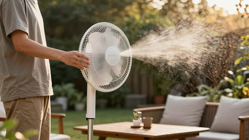 best patio misting fan