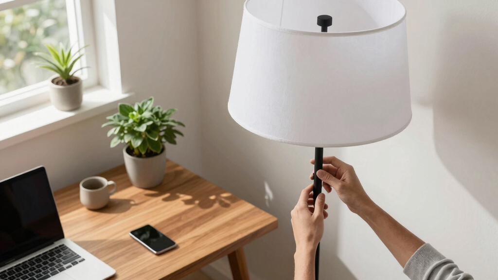 designer floor lamp office