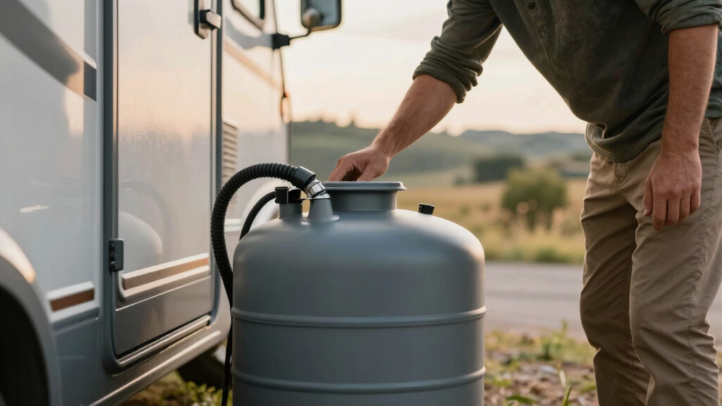 best portable waste water tank RV
