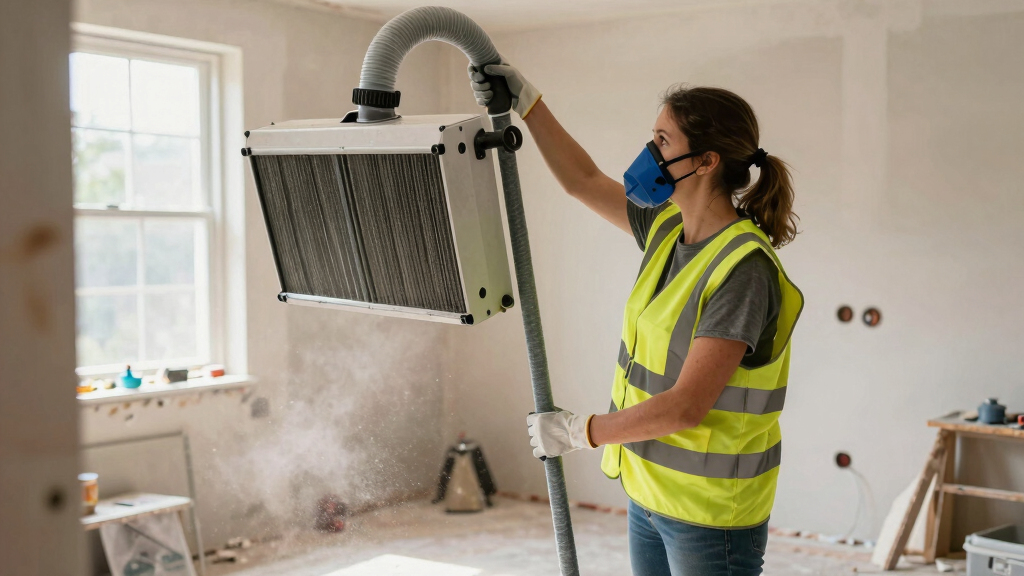 best air scrubber for construction dust