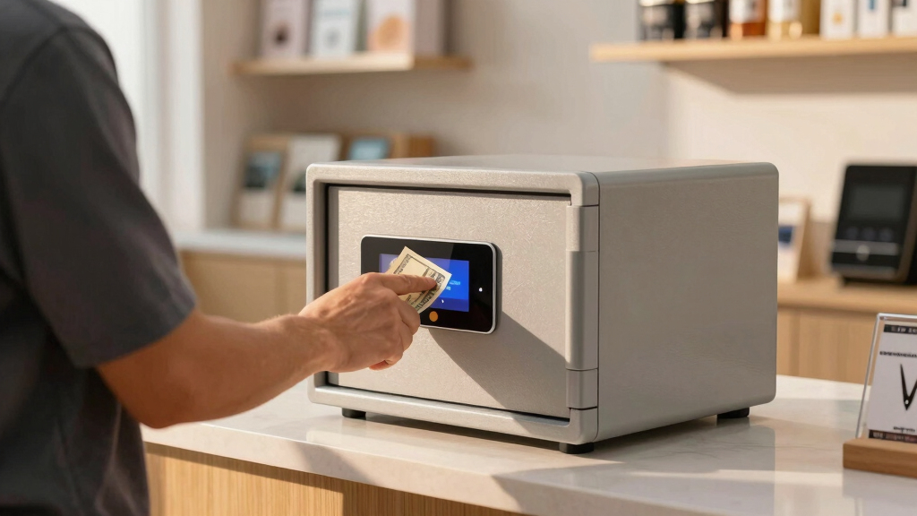 Smart safe for small business cash handling