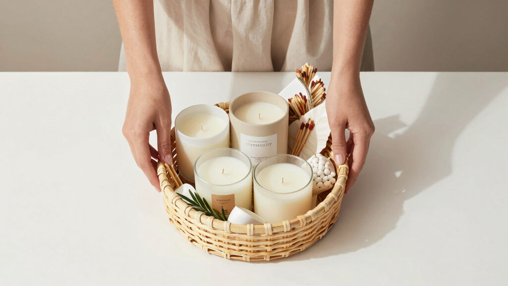 candle gift basket supplies