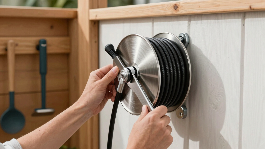 best retractable hose reel wall mounted premium