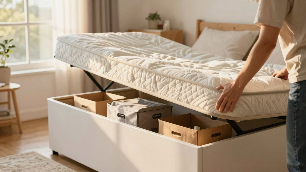 best storage bed queen lift up