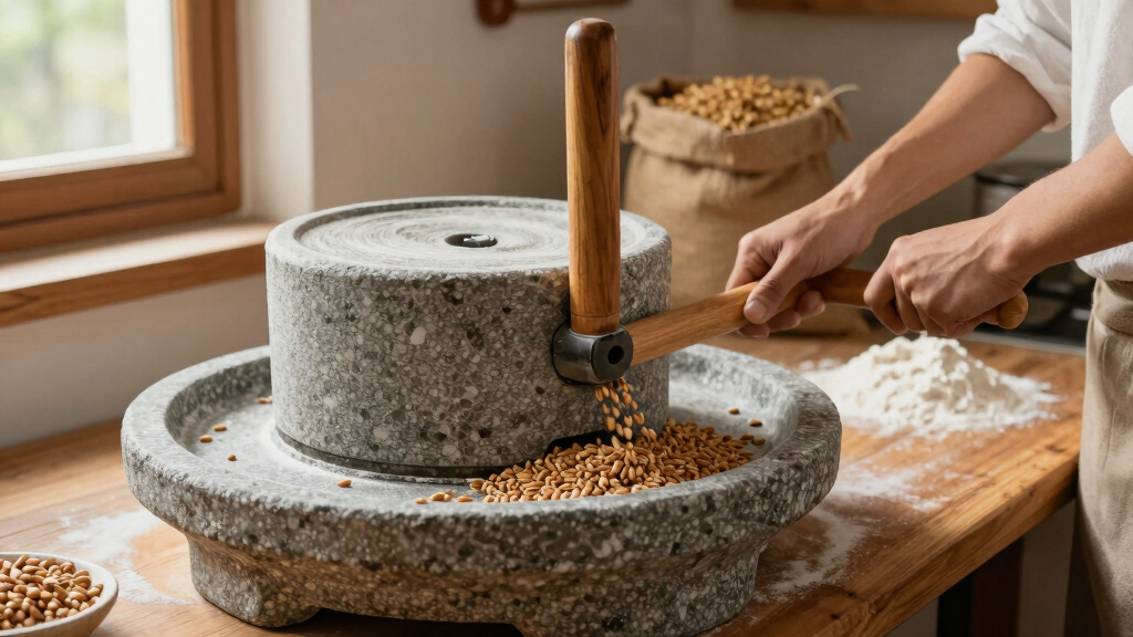 best stone grain mill for wheat