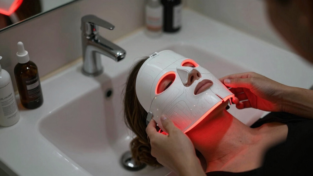 best LED light therapy mask for acne-prone skin
