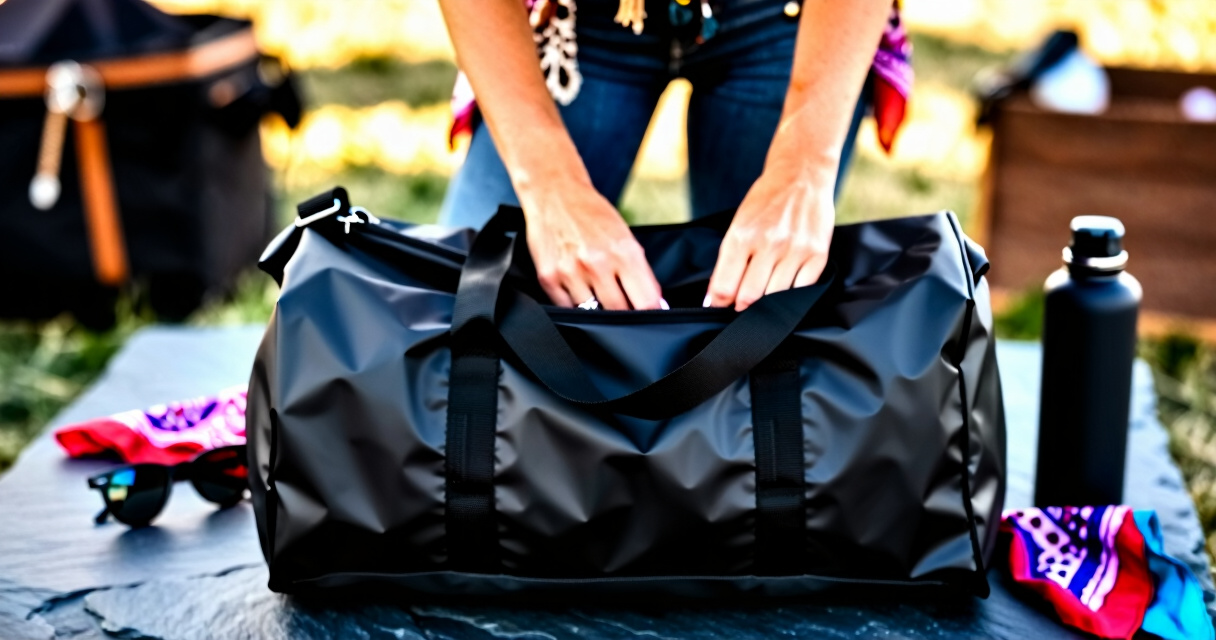 best waterproof duffel for outdoor festivals