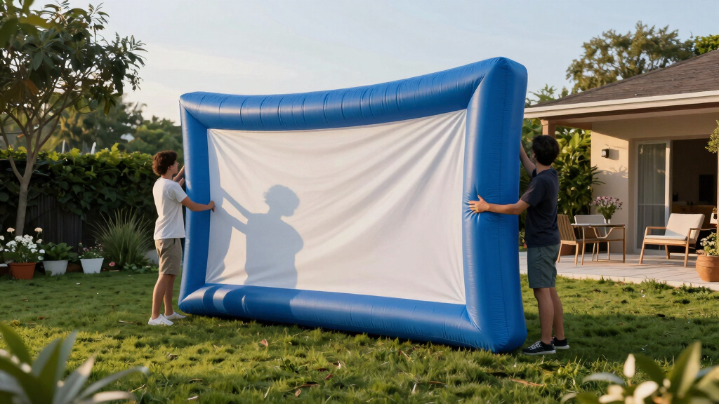 best outdoor projector screen inflatable