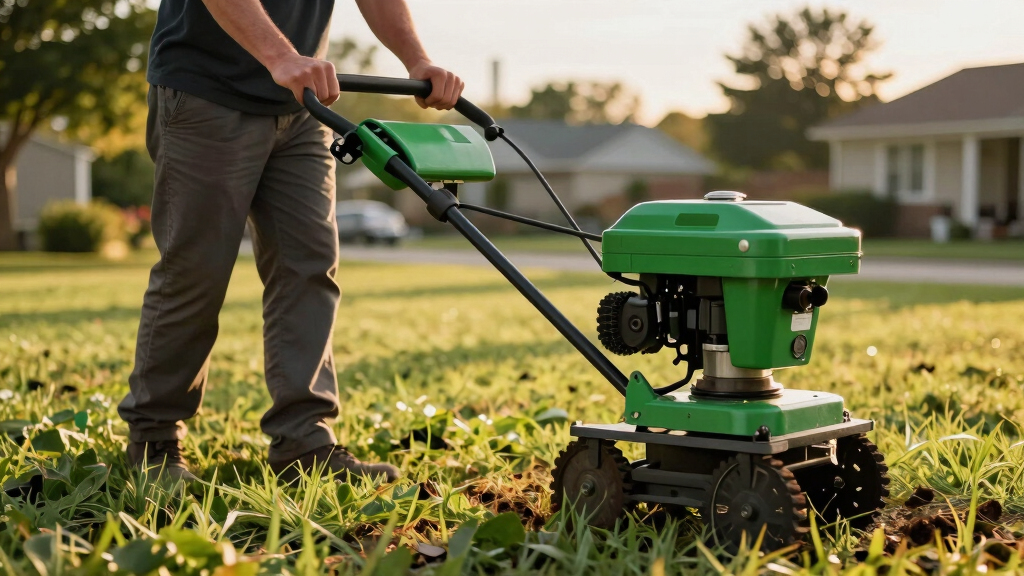 best plug aerator machine