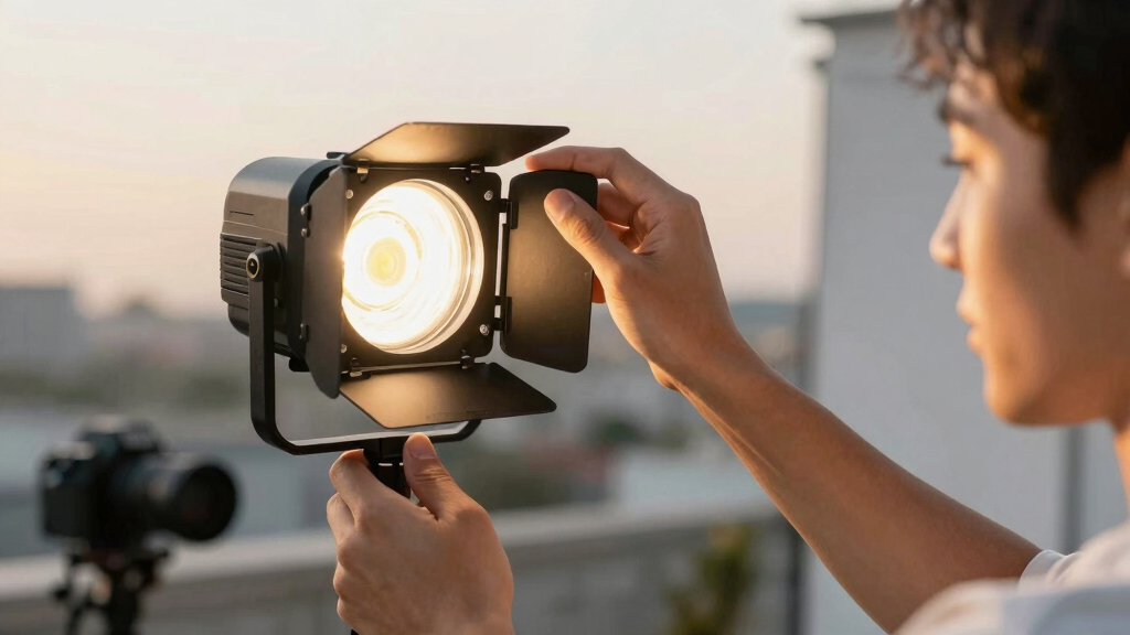 best cob led video lights for youtube studios