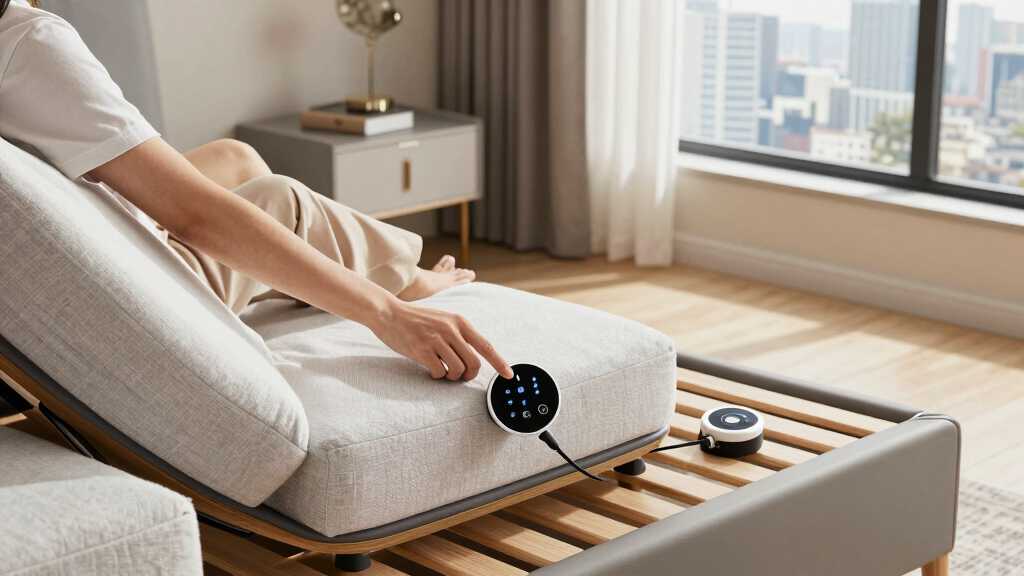 best adjustable bed frame with massage