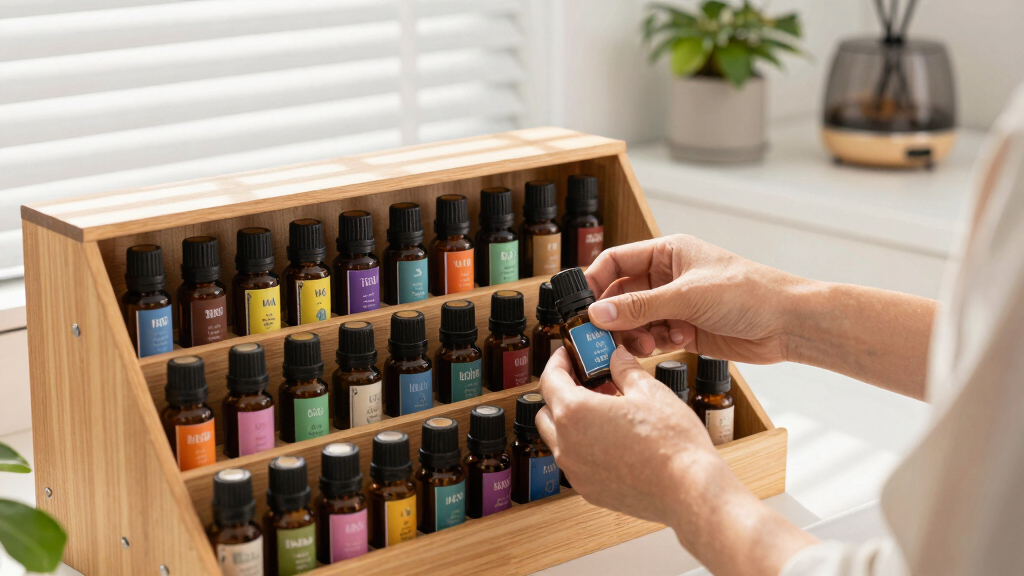 best essential oil organizer cabinet
