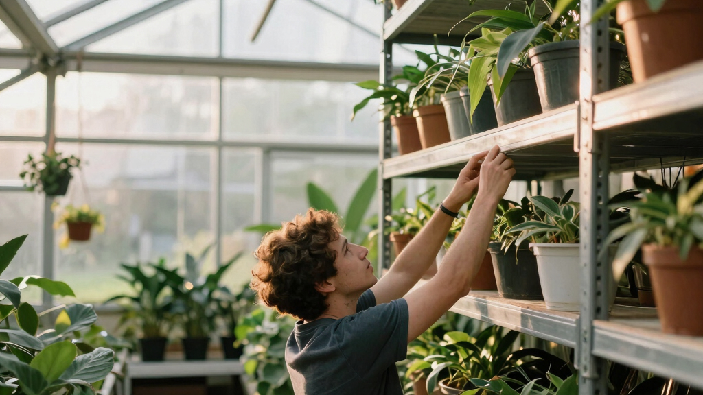 best greenhouse shelving system heavy duty