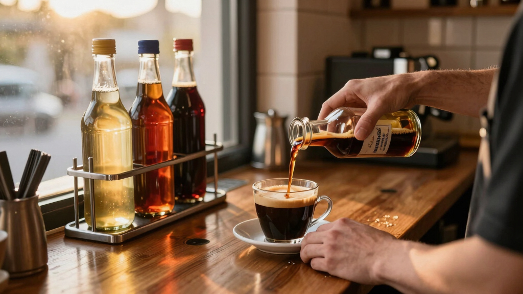 best syrup rack for coffee bar