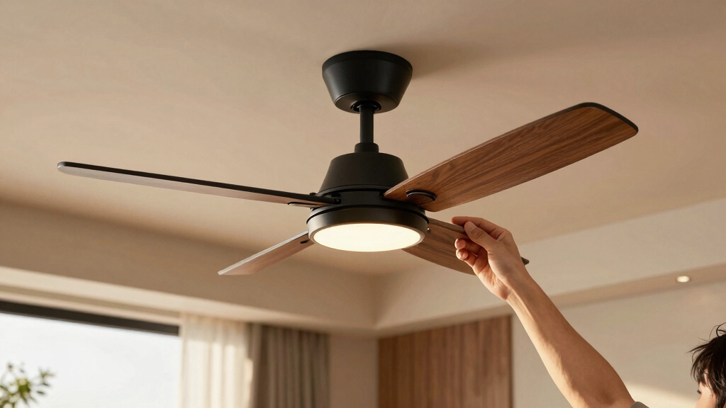 best ceiling fans for black and wood interiors