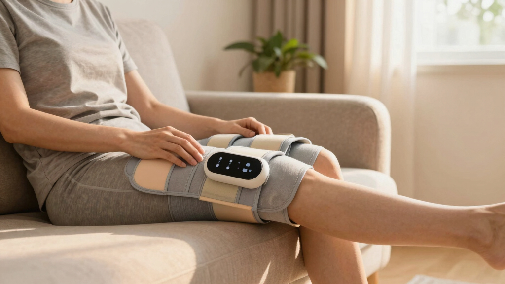 best calf massager wrap with compression and heat