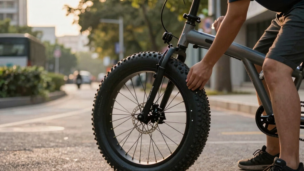 best fat tire studded tires for folding e bikes